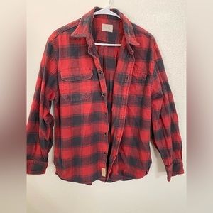 Jacks red and grey flannel